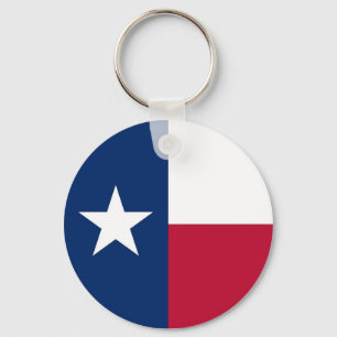 Llavero Cadena de claves con bandera del estado de Texas
