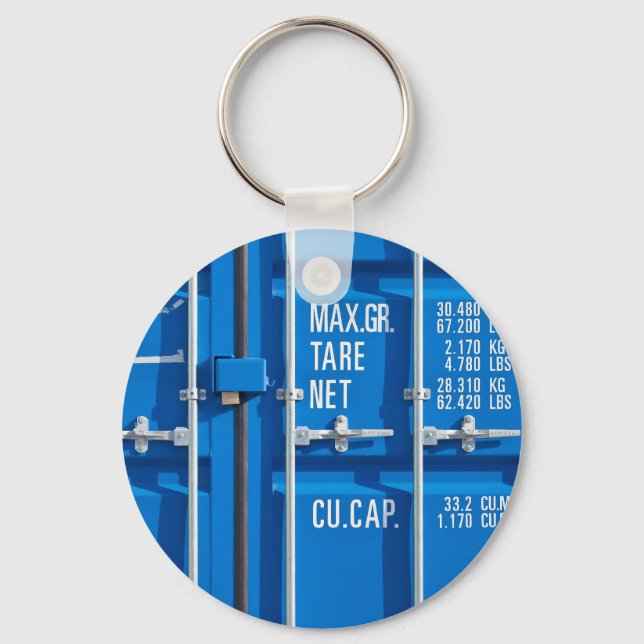 Llavero Cadena de claves con contenedor de transporte (Anverso)