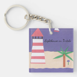 Llavero Cadena de claves con diseño de faro