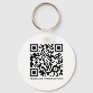 Llavero Cadena de claves con el logotipo QR de producción