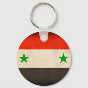 Llavero Cadena de claves con problemas en la bandera siria