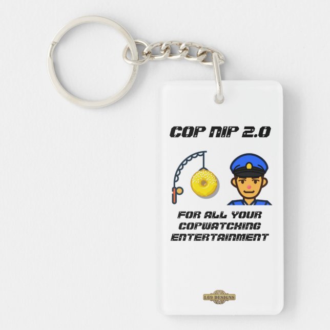 Llavero cadena de claves "COP NIP 2.0" (Frente)