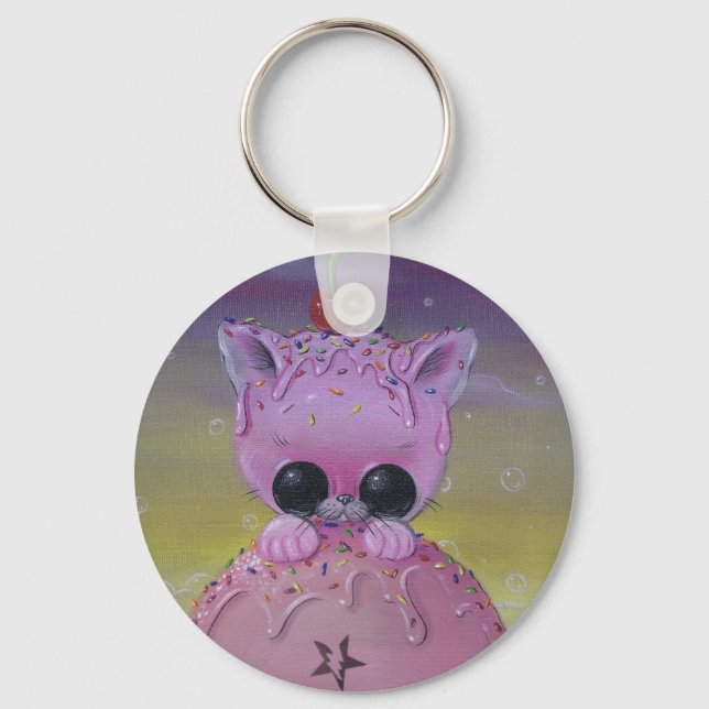 Llavero cadena de claves curiosa (Anverso)