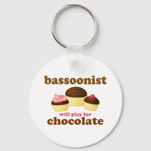 Llavero Cadena de claves Cute Bassoon