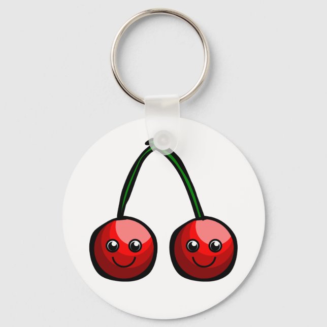 Llavero Cadena de claves Cute Cherries (Anverso)