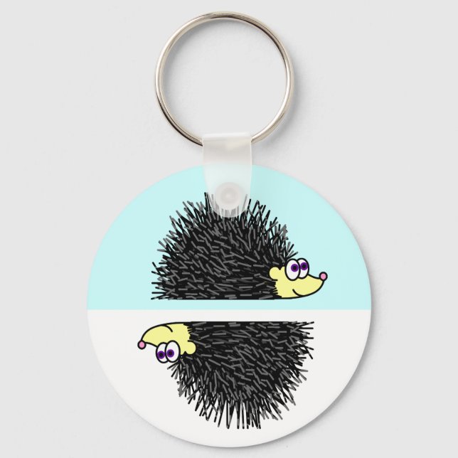 Llavero Cadena de claves Cute Hedgehog (Anverso)