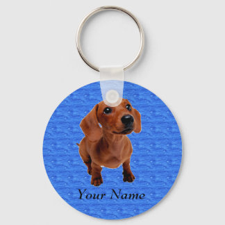 Llavero Cadena de claves Dachshund personalizada