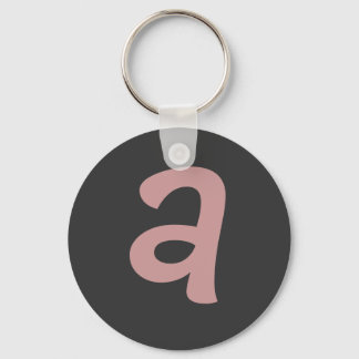 Llavero Cadena de claves de "A" monograma