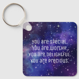 Llavero Cadena de claves de afirmaciones positivas "especi