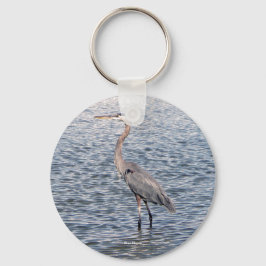 Llavero Cadena de claves de agua de Blue Heron