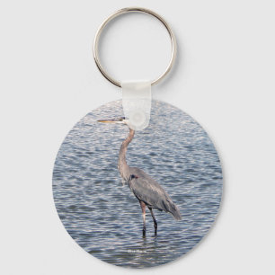 Llavero Cadena de claves de agua de Blue Heron