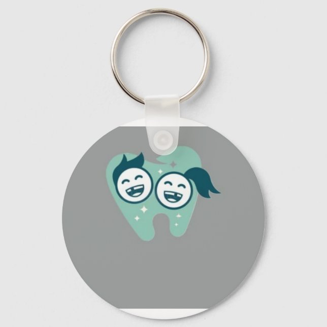 Llavero Cadena de claves de aluminio Adorable Sonriente Di (Anverso)