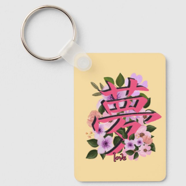 Llavero Cadena de claves de amor chinas (Anverso)