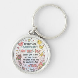 Llavero Cadena de claves de amor cotidiano para mamá Doodl