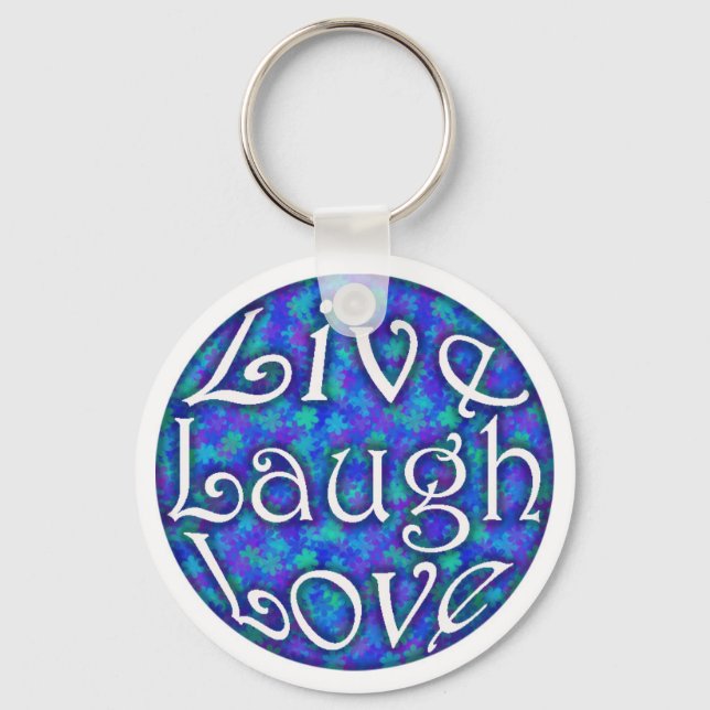 Llavero Cadena de claves de amor de Live Laugh (Anverso)