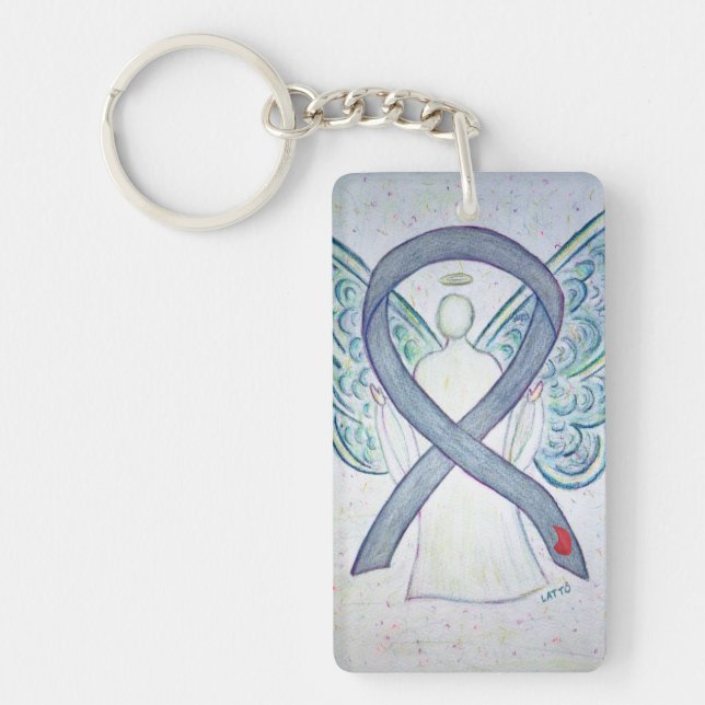 Llavero Cadena de claves de ángel de la cinta de sensibili (Frente)