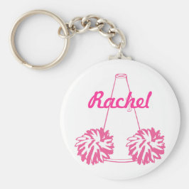 Llavero Cadena de claves de animador rosa personalizado