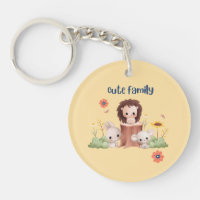Cadena de claves de animales de la familia Cuta -
