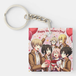 Llavero CADENA DE CLAVES DE ANIME el día de San Valentín