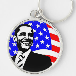 Llavero Cadena de claves de apoyo del presidente Barack Ob