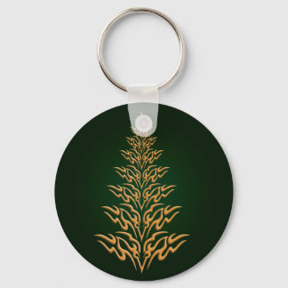 Llavero Cadena de claves de árbol de Navidad de estilo ver