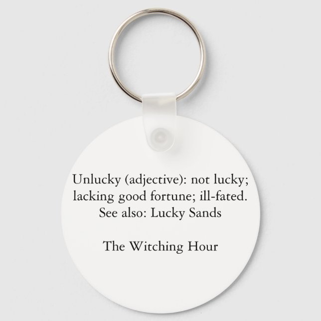 Llavero Cadena de claves de arenas de suerte (Anverso)