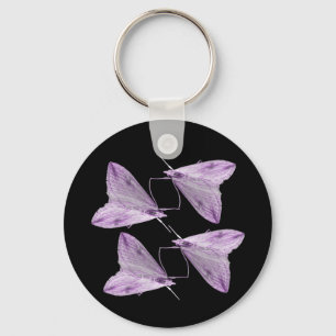 Llavero Cadena de claves de arte morado