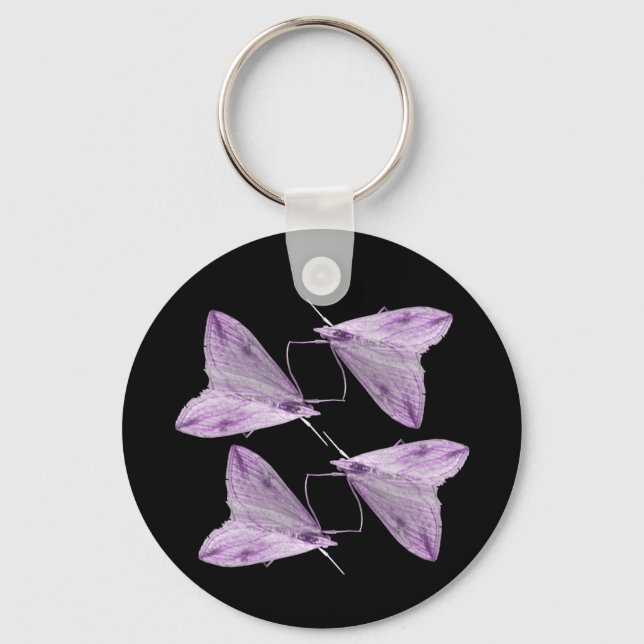 Llavero Cadena de claves de arte morado (Anverso)