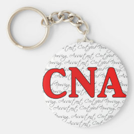 Llavero Cadena de claves de asistente de enfermería certif