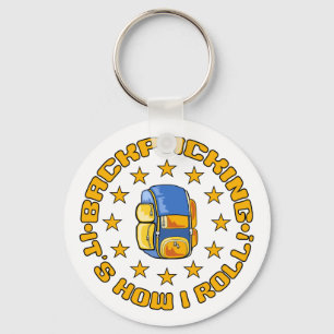 Llavero cadena de claves de BACKPACKING