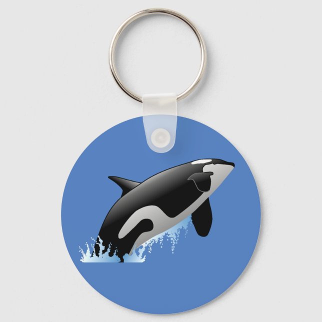 Llavero Cadena de claves de ballenas (Anverso)