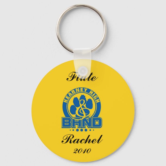 Llavero Cadena de claves de banda KHS con nombre (Anverso)