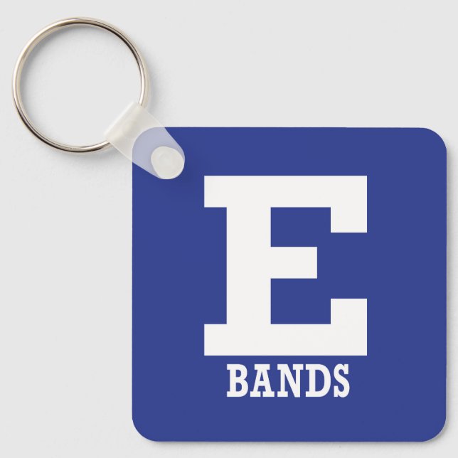 Llavero Cadena de claves de bandas electrónicas (Anverso)