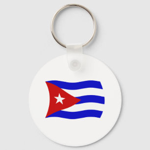 Llavero Cadena de claves de Bandera de Cuba