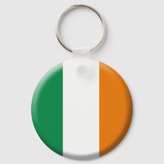 Llavero Cadena de claves de bandera de Irlanda (Anverso)