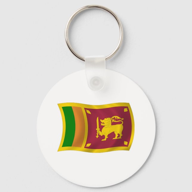 Llavero Cadena de claves de bandera de Sri Lanka (Anverso)