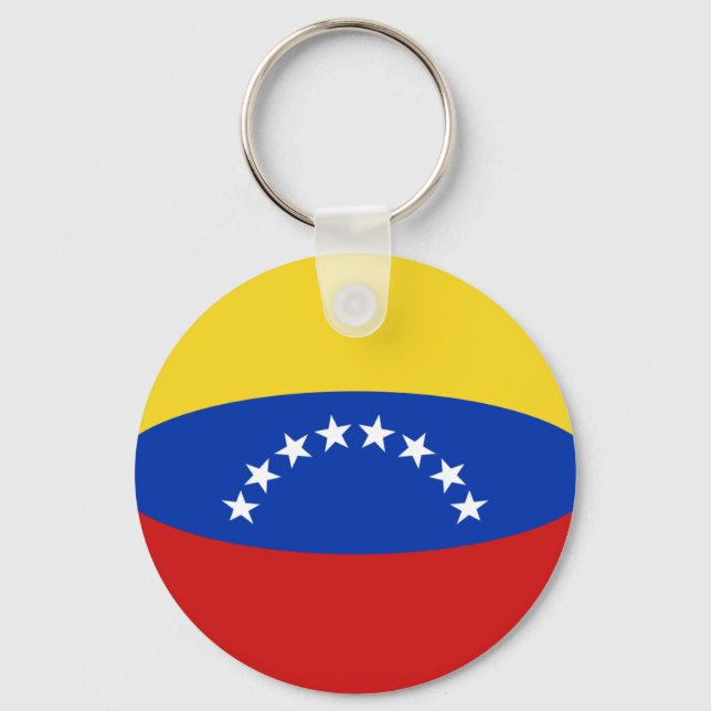 Llavero Cadena de claves de bandera de Venezuela (Anverso)
