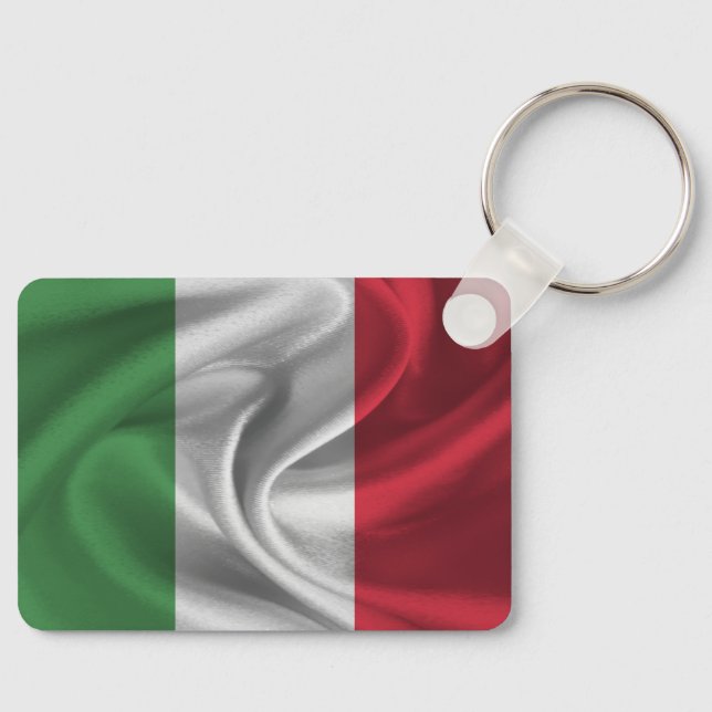 Llavero Cadena de claves de bandera italiana (Anverso)
