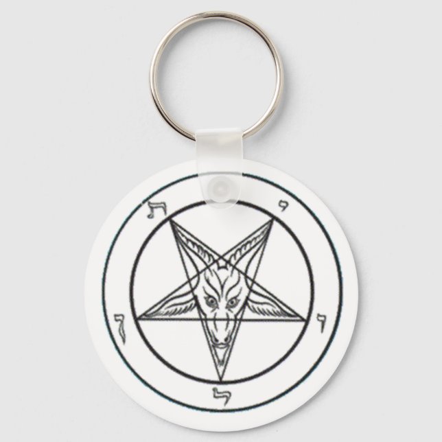 Llavero Cadena de claves de Baphomet (Anverso)