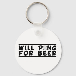 Llavero Cadena de claves de Beer Pong