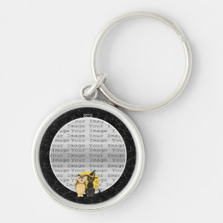 Llavero Cadena de claves de Boda de Halloween de Cat & Owl
