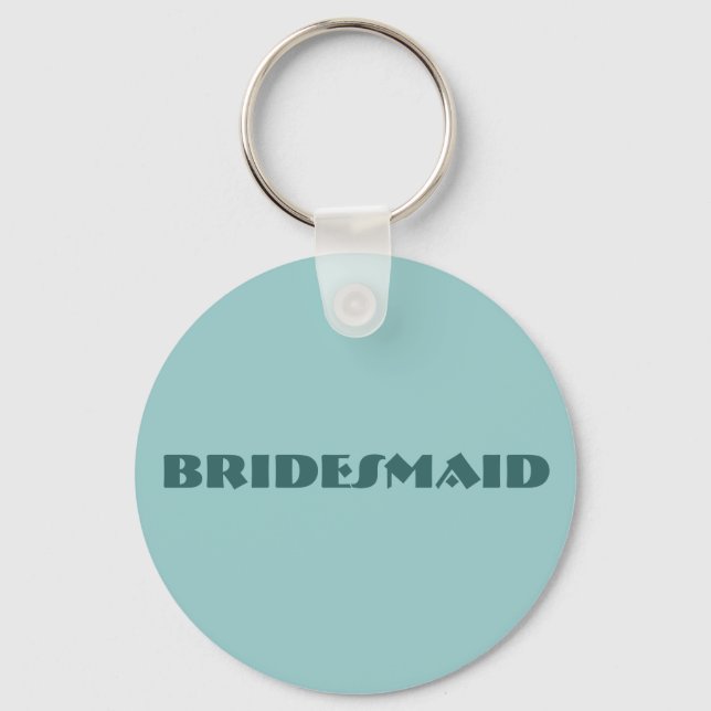 LLAVERO CADENA DE CLAVES DE BRIDESMAID (Anverso)
