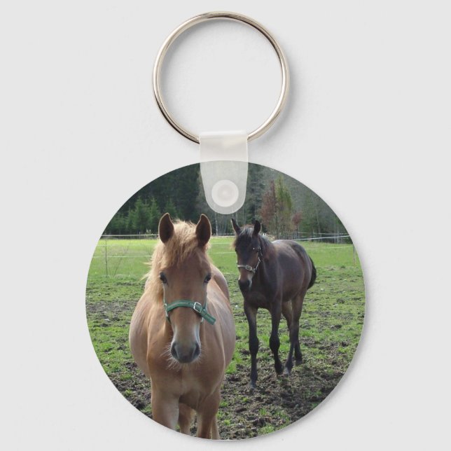 Llavero Cadena de claves de caballos (Anverso)