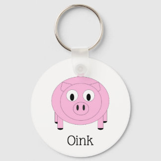 Llavero Cadena de claves de Cerdito 'Oink'