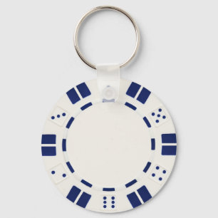 Llavero cadena de claves de chip de poker