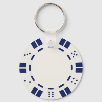 Llavero cadena de claves de chip de poker