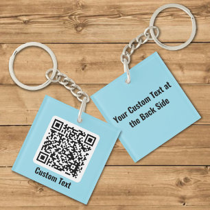Llavero Cadena de claves de código QR