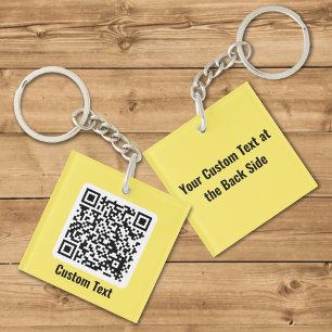 Llavero Cadena de claves de código QR