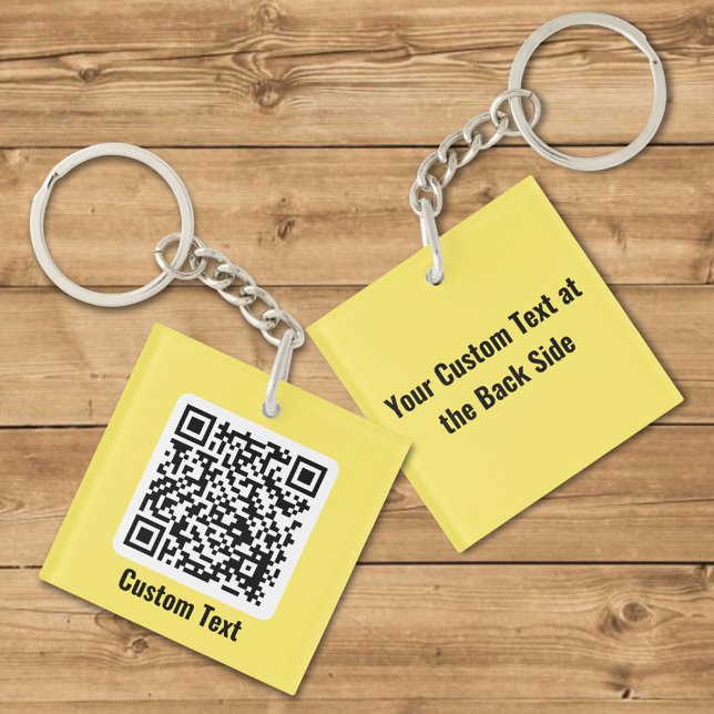 Llavero Cadena de claves de código QR (Subido por el creador)