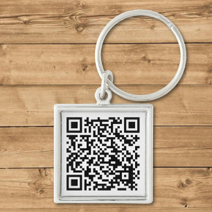 Llavero Cadena de claves de código QR
